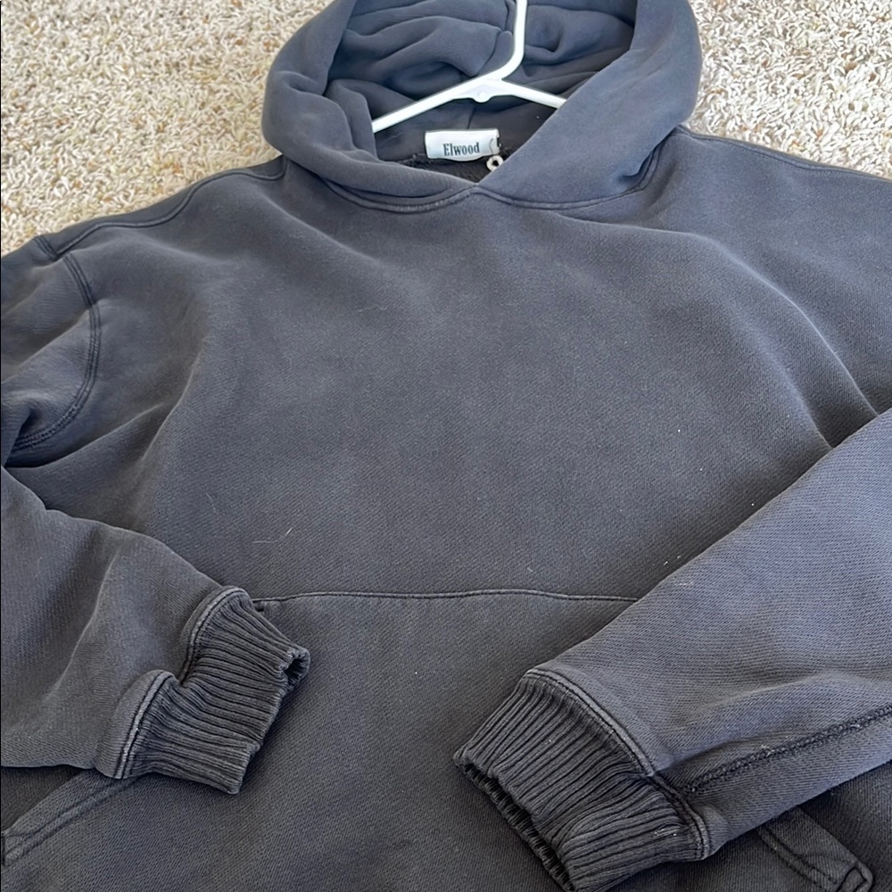 Elwood core Gray Hoodie size L